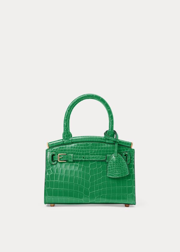 Ralph Lauren Alligator Mini RL50 Håndtaske Dame Danmark (FGSMQ9857)